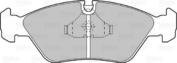 Valeo 598104 - Əyləc altlığı dəsti, əyləc diski furqanavto.az