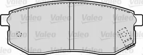 Valeo 598866 - Əyləc altlığı dəsti, əyləc diski furqanavto.az