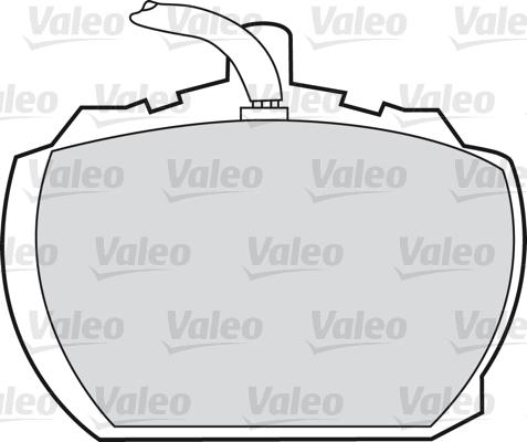 Valeo 598391 - Əyləc altlığı dəsti, əyləc diski furqanavto.az