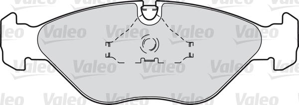 Valeo 598269 - Əyləc altlığı dəsti, əyləc diski furqanavto.az