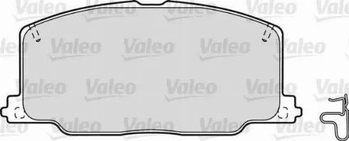 Valeo 598267 - Əyləc altlığı dəsti, əyləc diski furqanavto.az