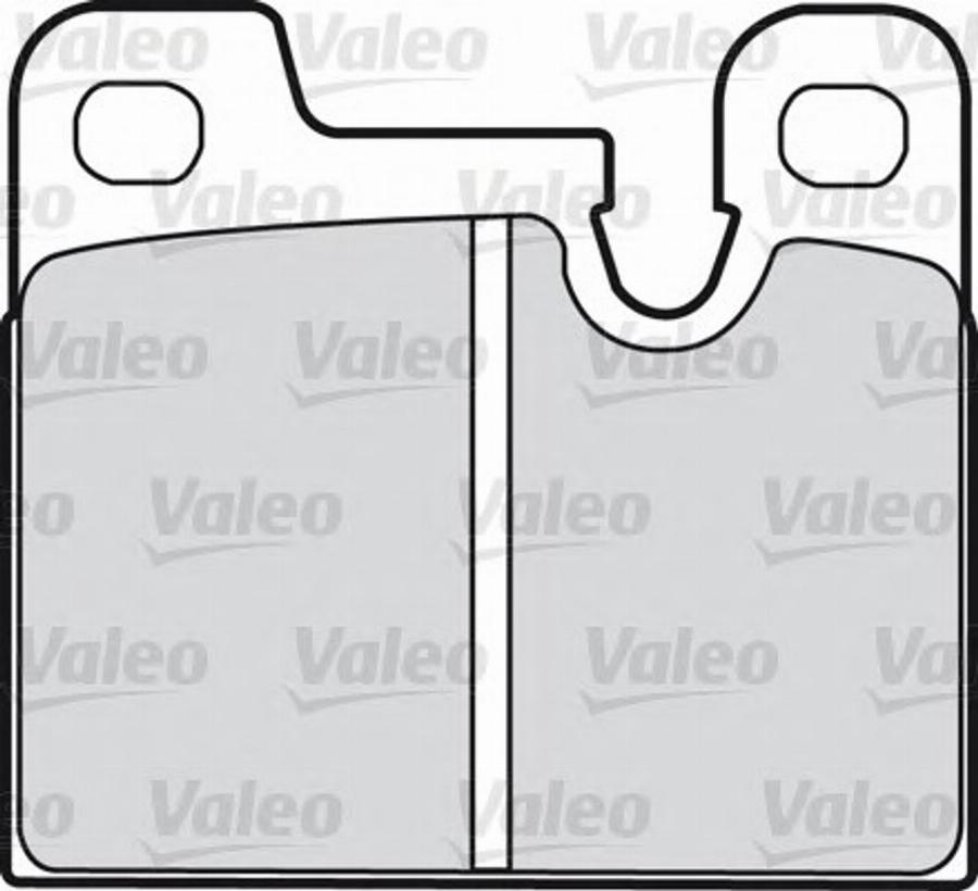 Valeo 598202 - Əyləc altlığı dəsti, əyləc diski furqanavto.az