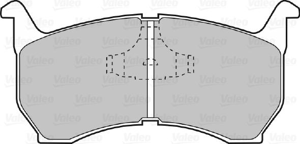 Valeo 598239 - Əyləc altlığı dəsti, əyləc diski furqanavto.az