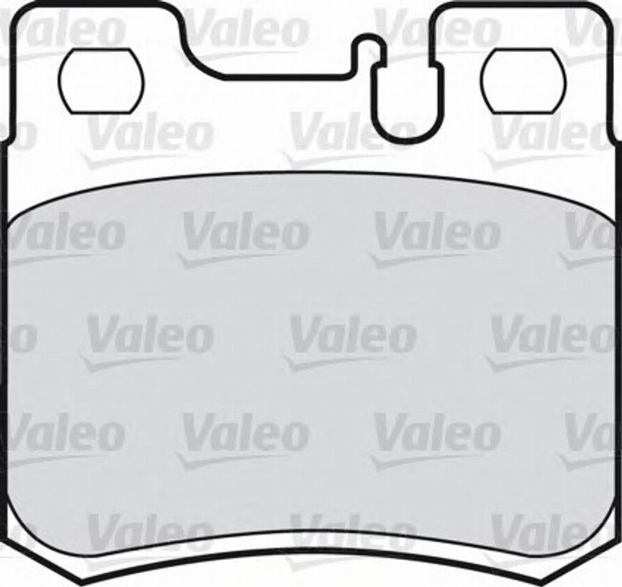 Valeo 598235 - Əyləc altlığı dəsti, əyləc diski www.furqanavto.az