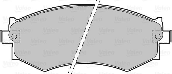 Valeo 598786 - Əyləc altlığı dəsti, əyləc diski furqanavto.az