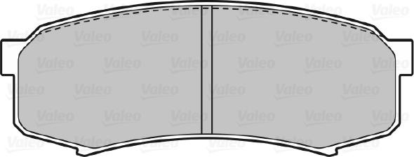 Valeo 598777 - Əyləc altlığı dəsti, əyləc diski furqanavto.az