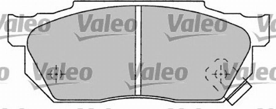 Valeo 597022 - Əyləc altlığı dəsti, əyləc diski furqanavto.az