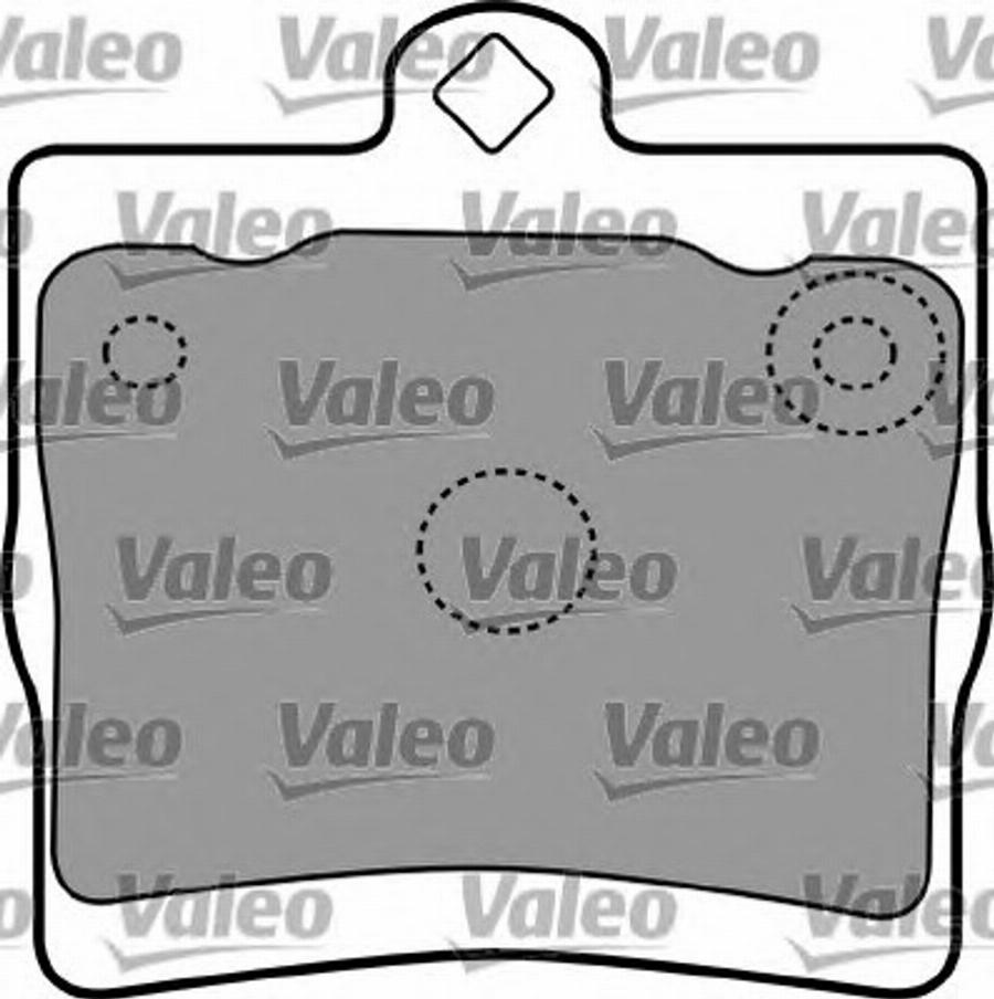 Valeo 597337 - Əyləc altlığı dəsti, əyləc diski furqanavto.az