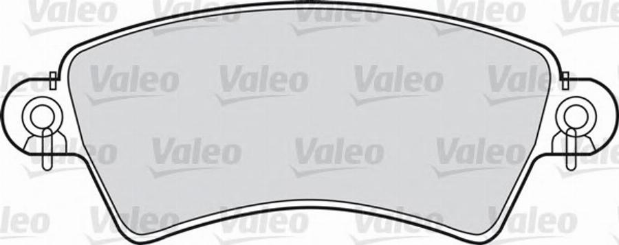 Valeo 540946 - Əyləc altlığı dəsti, əyləc diski furqanavto.az