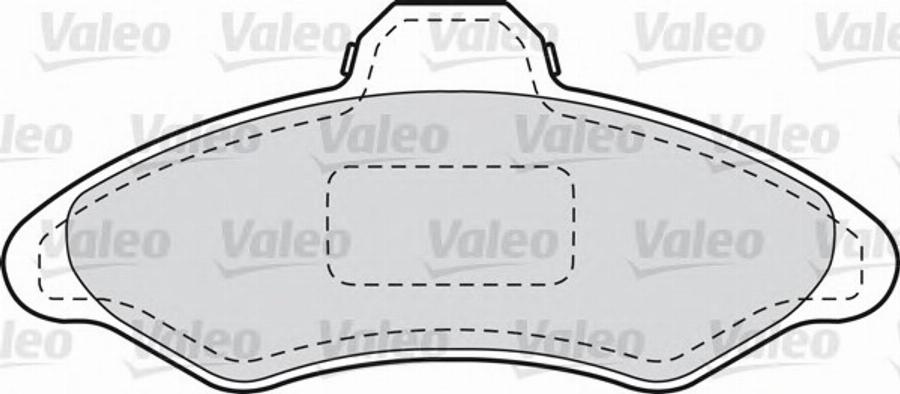 Valeo 540 446 - Əyləc altlığı dəsti, əyləc diski furqanavto.az