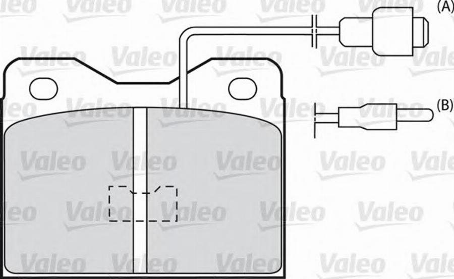 Valeo 540122 - Əyləc altlığı dəsti, əyləc diski furqanavto.az