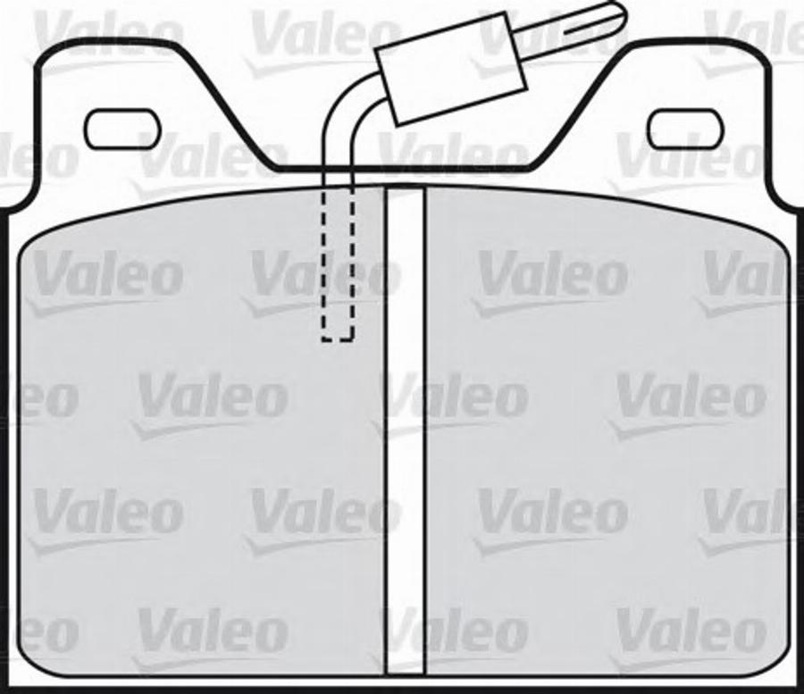 Valeo 540311 - Əyləc altlığı dəsti, əyləc diski furqanavto.az