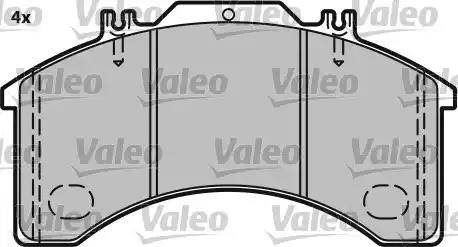 Valeo 541616 - Əyləc altlığı dəsti, əyləc diski furqanavto.az