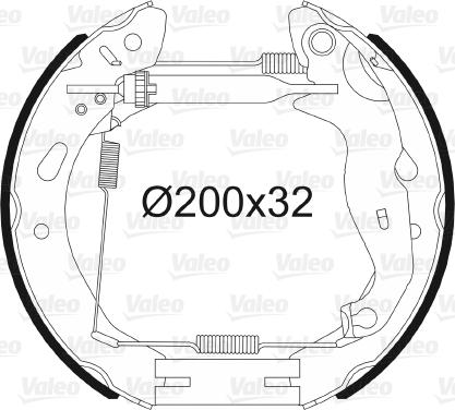 Valeo 554903 - Əyləc Başlığı Dəsti furqanavto.az