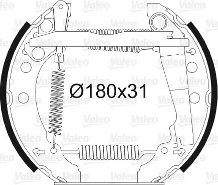 Valeo 554529 - Əyləc Başlığı Dəsti furqanavto.az