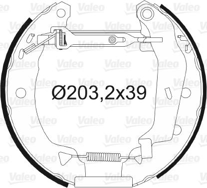 Valeo 554663 - Əyləc Başlığı Dəsti furqanavto.az