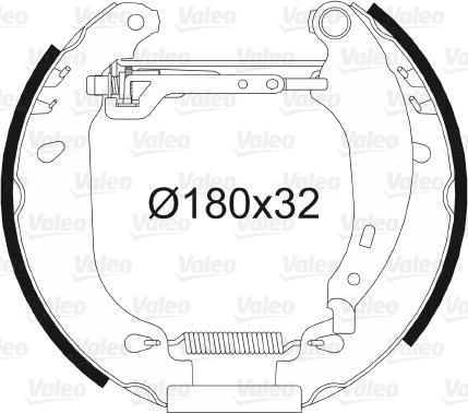 Valeo 554634 - Əyləc Başlığı Dəsti furqanavto.az