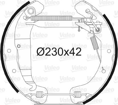 Valeo 554844 - Əyləc Başlığı Dəsti furqanavto.az