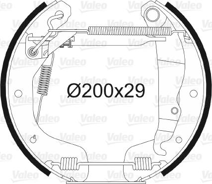 Valeo 554840 - Əyləc Başlığı Dəsti furqanavto.az