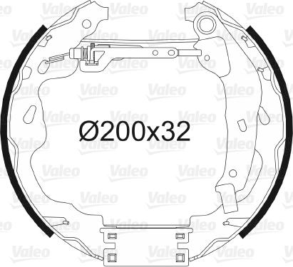 Valeo 554848 - Əyləc Başlığı Dəsti furqanavto.az