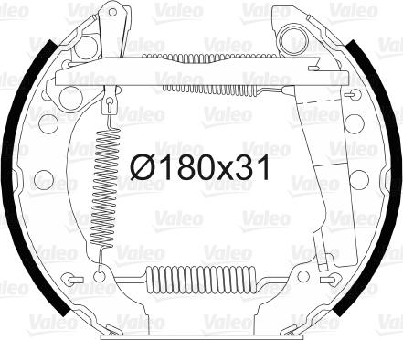 Valeo 554852 - Əyləc Başlığı Dəsti furqanavto.az