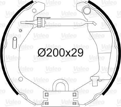 Valeo 554862 - Əyləc Başlığı Dəsti furqanavto.az