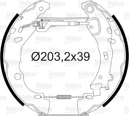 Valeo 554804 - Əyləc Başlığı Dəsti furqanavto.az