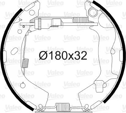 Valeo 554884 - Əyləc Başlığı Dəsti furqanavto.az