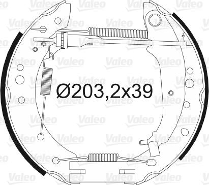 Valeo 554885 - Əyləc Başlığı Dəsti furqanavto.az