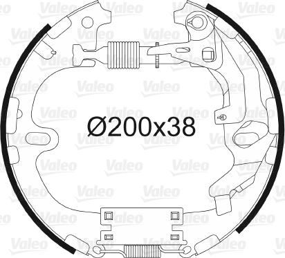 Valeo 554880 - Əyləc Başlığı Dəsti furqanavto.az