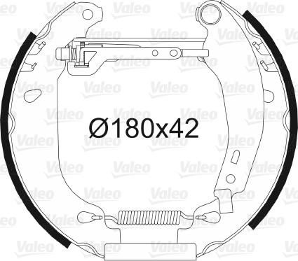 Valeo 554833 - Əyləc Başlığı Dəsti furqanavto.az