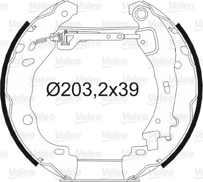 Valeo 554871 - Əyləc Başlığı Dəsti furqanavto.az