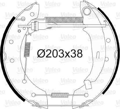 Valeo 554795 - Əyləc Başlığı Dəsti furqanavto.az