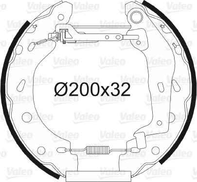 Valeo 554763 - Əyləc Başlığı Dəsti furqanavto.az