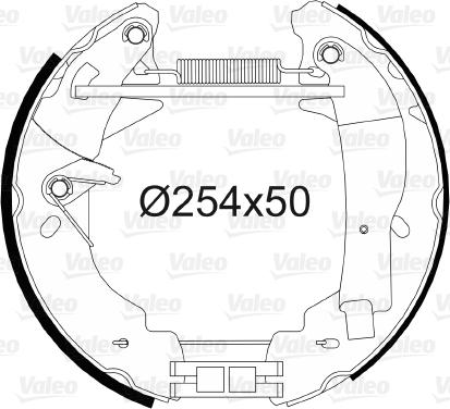 Valeo 554719 - Əyləc Başlığı Dəsti furqanavto.az