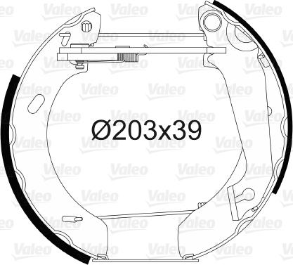 Valeo 554717 - Əyləc Başlığı Dəsti furqanavto.az