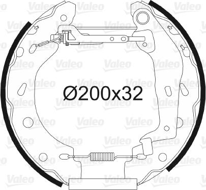 Valeo 554787 - Əyləc Başlığı Dəsti furqanavto.az