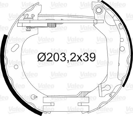 Valeo 554737 - Əyləc Başlığı Dəsti furqanavto.az