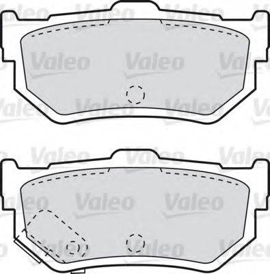 Valeo 551695 - Əyləc altlığı dəsti, əyləc diski furqanavto.az