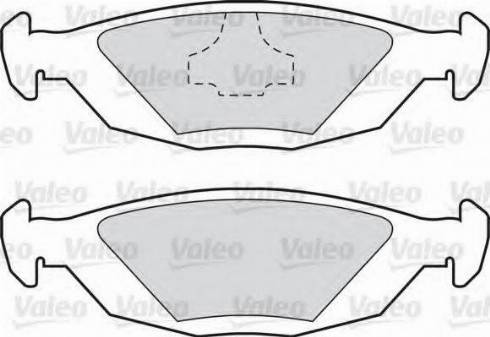 Valeo 551698 - Əyləc altlığı dəsti, əyləc diski furqanavto.az