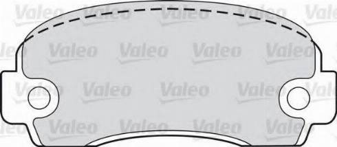 Valeo 551646 - Əyləc altlığı dəsti, əyləc diski furqanavto.az