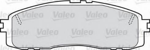 Valeo 551600 - Əyləc altlığı dəsti, əyləc diski furqanavto.az