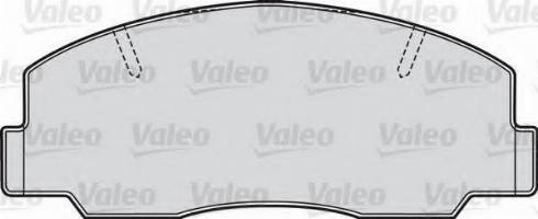 Valeo 551688 - Əyləc altlığı dəsti, əyləc diski furqanavto.az