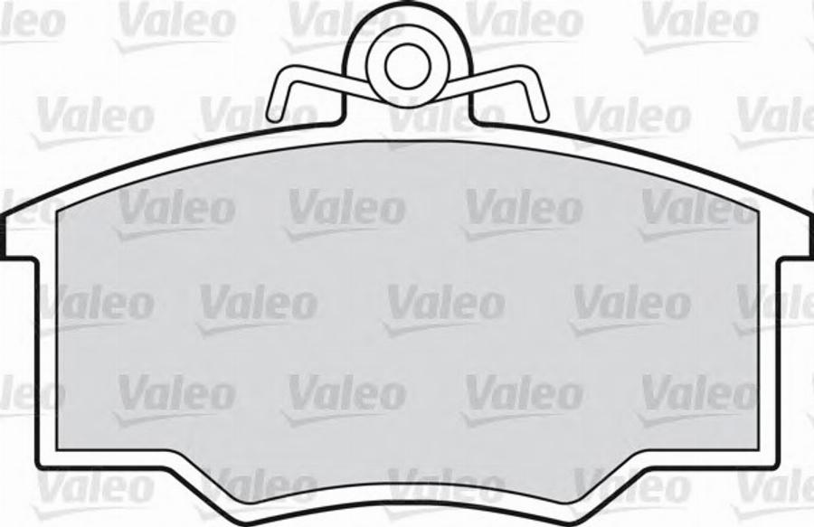 Valeo 551634 - Əyləc altlığı dəsti, əyləc diski furqanavto.az