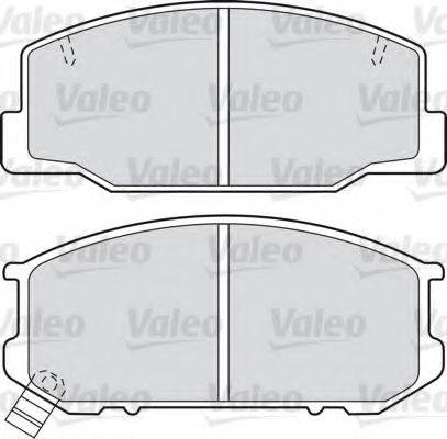 Valeo 551719 - Əyləc altlığı dəsti, əyləc diski furqanavto.az