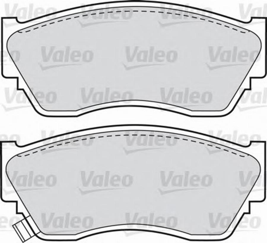 Valeo 551774 - Əyləc altlığı dəsti, əyləc diski furqanavto.az