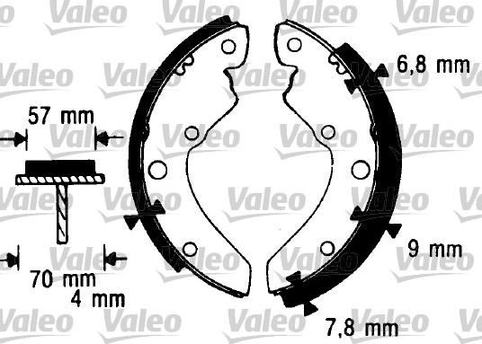 Valeo 562986 - Əyləc Başlığı Dəsti furqanavto.az