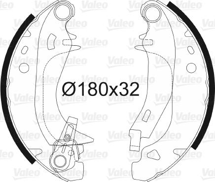 Valeo 562453 - Əyləc Başlığı Dəsti furqanavto.az