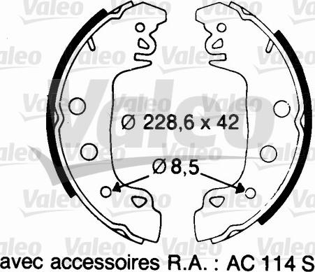 Valeo 562043 - Əyləc Başlığı Dəsti furqanavto.az