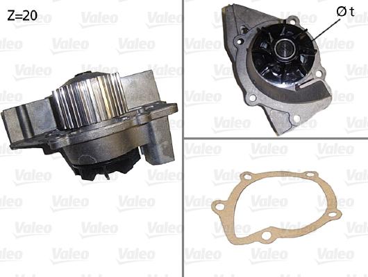 Valeo 506531 - Su nasosu furqanavto.az